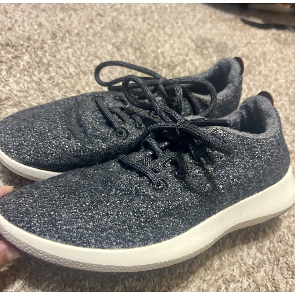 Allbirds Wool Runners Running Shoes Charcoal Merino Wool Women’s Size 9